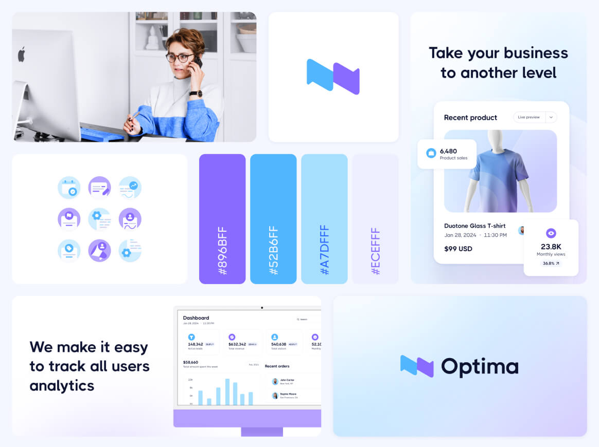 Optima Branding Portfolio Project