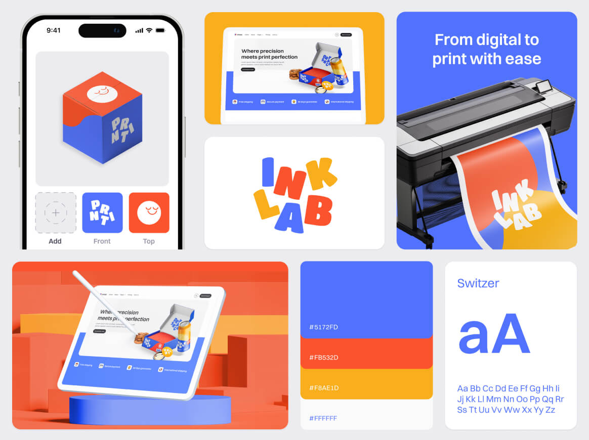 Ink Lab Branding Portfolio Project