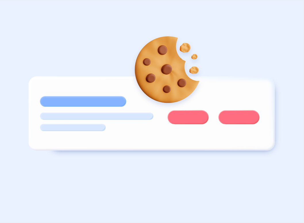 Your site has a cookie widget to comply with GDPR / CCPA