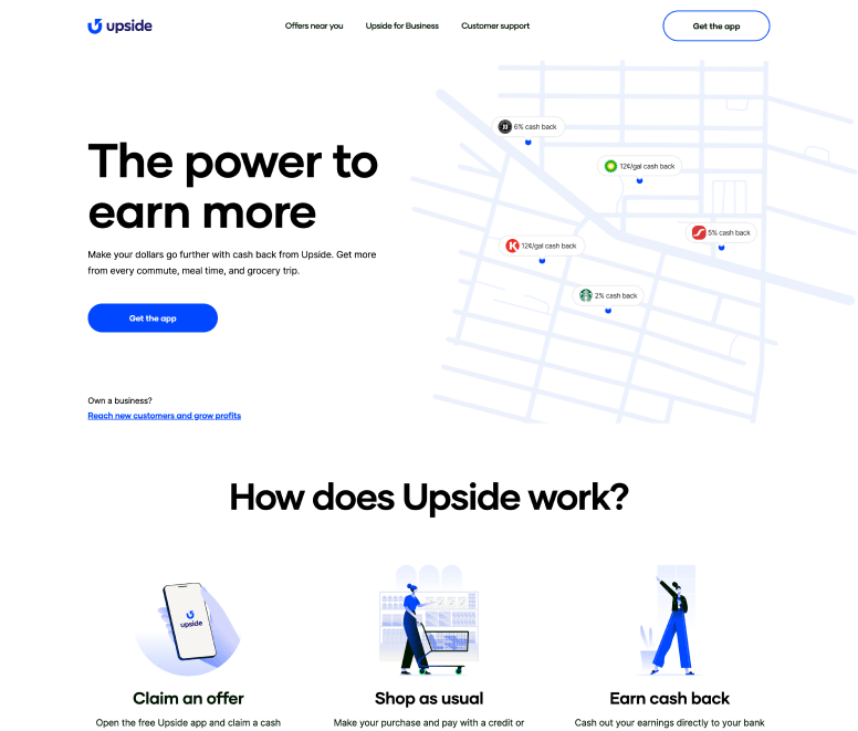Upside Project - SaaS Website Design Sirdan