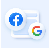 You have retargeting pixels for Google and Facebook Ads