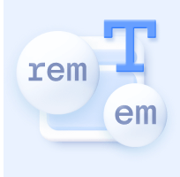 Your website classes are using rem and em 