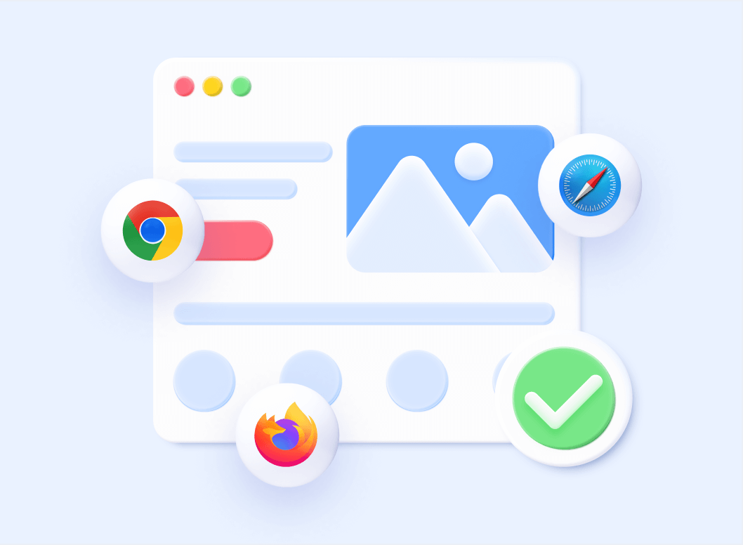 Your site works well in all important browsers