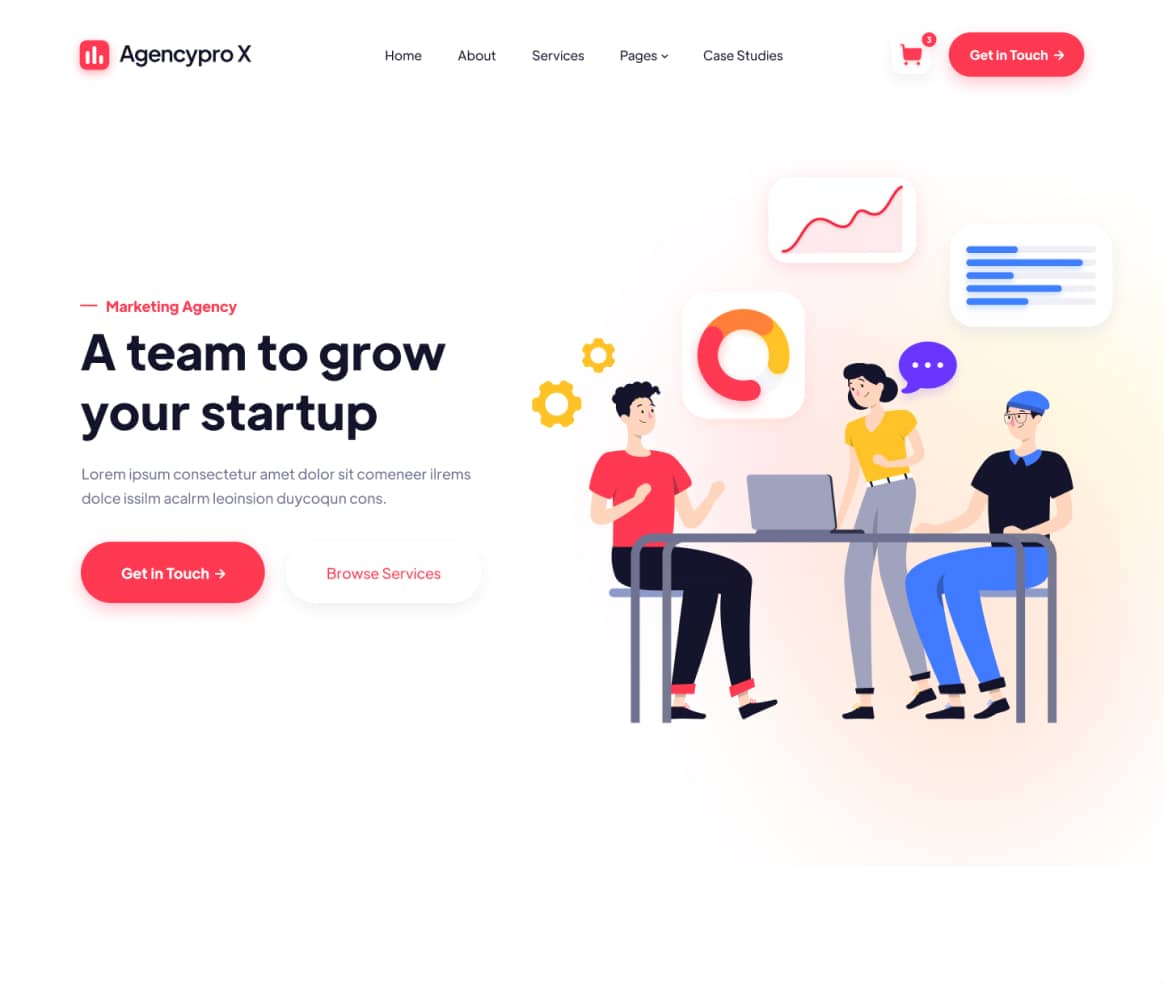 Agencypro Project - Webflow Sirdan