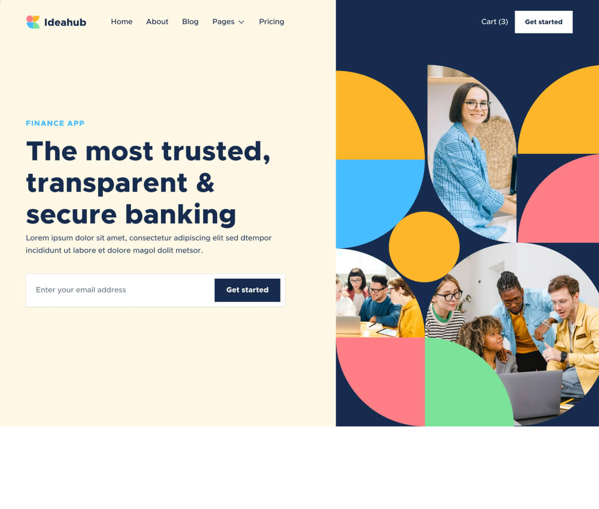 Ideahub Project - Figma to Webflow Sirdan