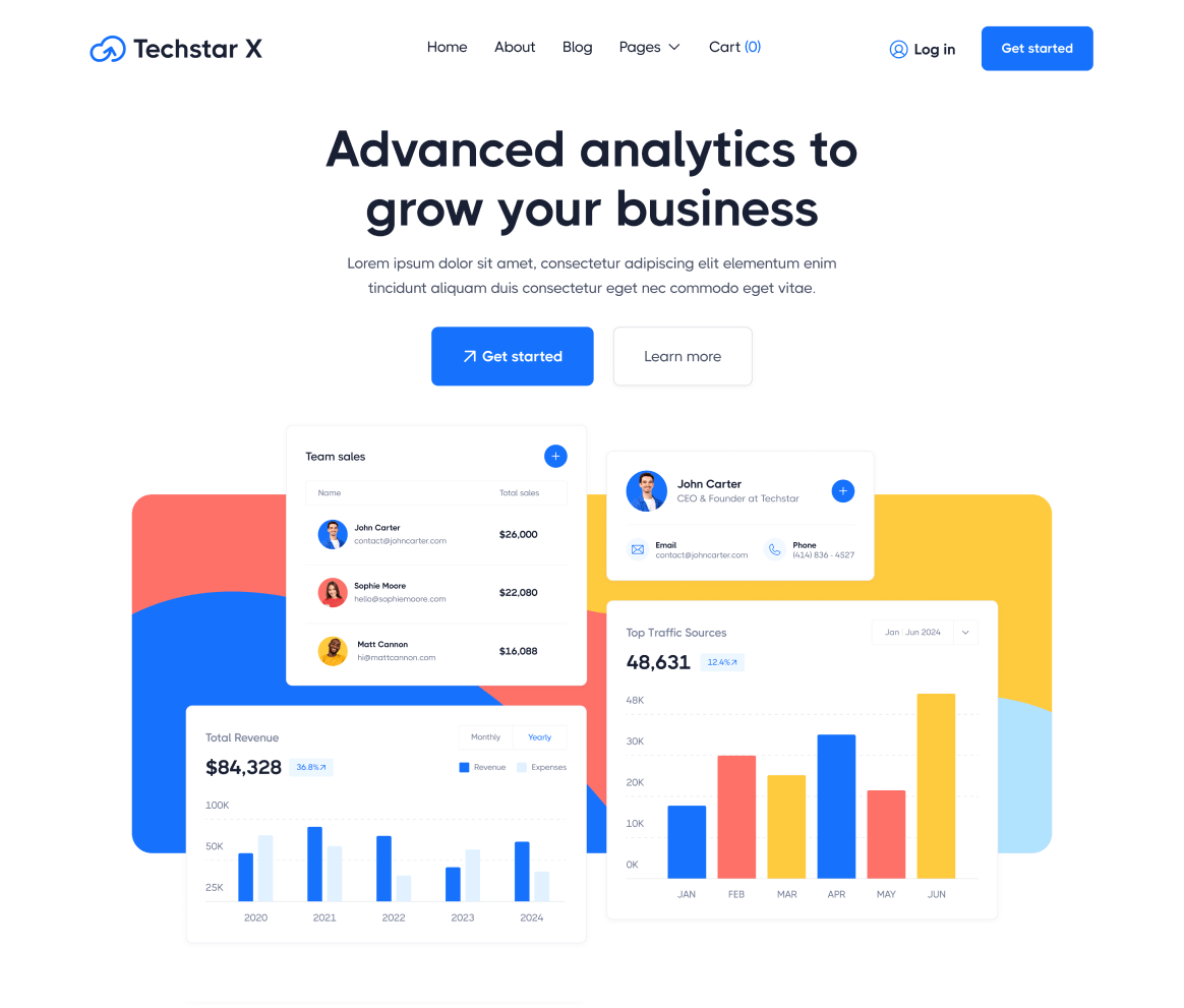 Techstar Project - Webflow Sirdan